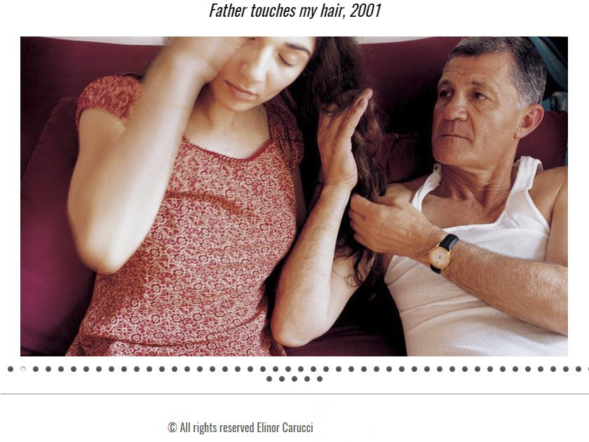 Carucci_Father touches my hair, 2001
